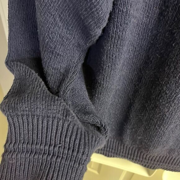 Scottish Isle Men’s Navy Embroidered Golf Crewneck Sweater by Bernette-Lg - Picture 8 of 16